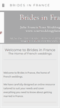 Mobile Screenshot of bridesinfrance.com